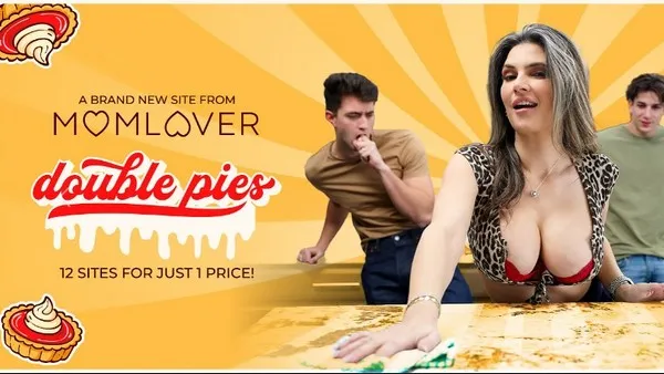 Porn site Double Pies hero section
