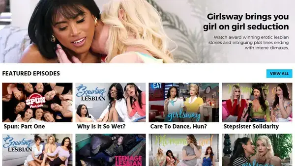 Girlsway website screenshot
